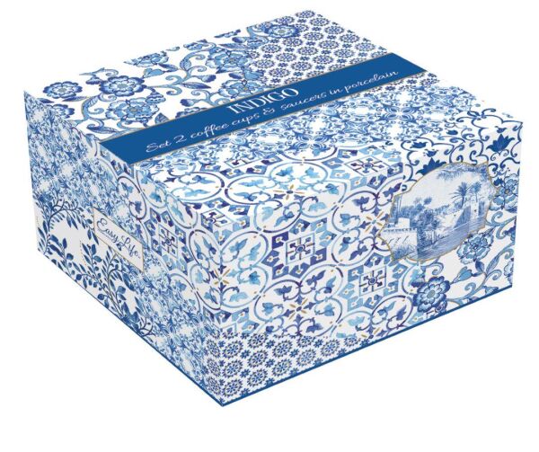 Easy Life 2'li Porselen Kahve Fincan 110 ml ve Tabağı Seti