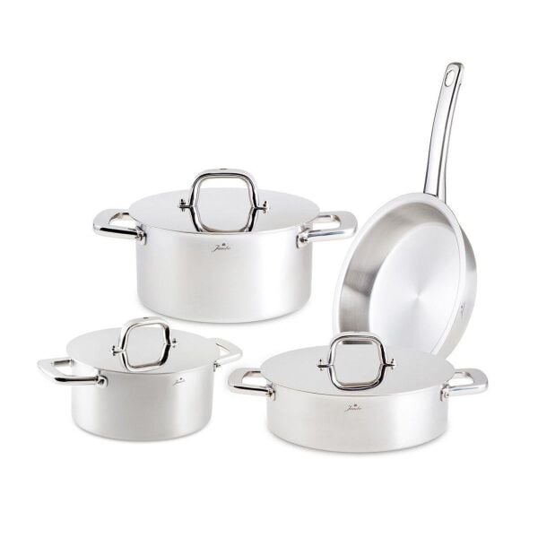 Jumbo Duowall 7 Parça Tencere Set Çelik