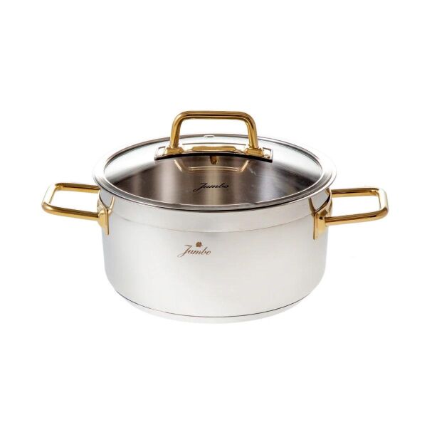 Jumbo Modena 8 Parça Tencere Titanyum Gold