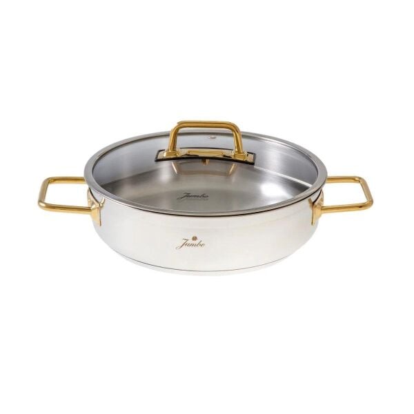 Jumbo Modena 8 Parça Tencere Titanyum Gold