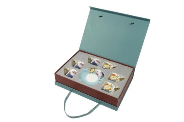 Mikasa Moor Garden Mavi 6'lı Kahve Fincanı Seti 100CC