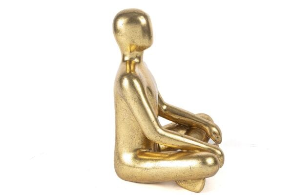 Mikasa Moor Gold Oturan Adam Obje 28X23X35 cm