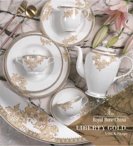 Royal Canterbury Liberty Gold 72 Parça Yemek Takımı