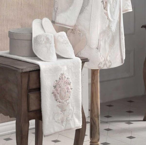 Zebra Casa Electra Balayı Bornoz Krem