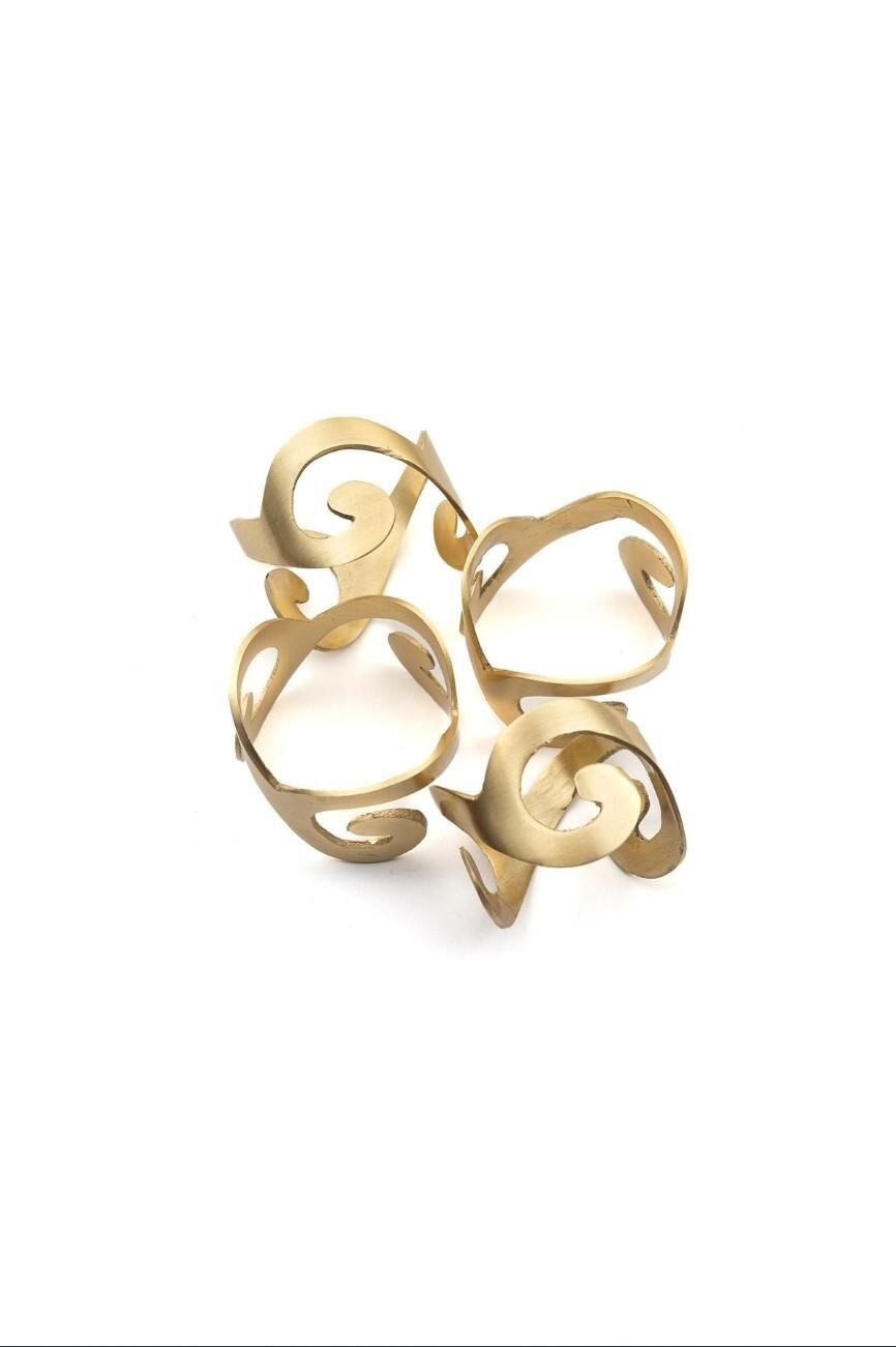 Mikasa Moor Gold 4'Iü Peçete Halkası