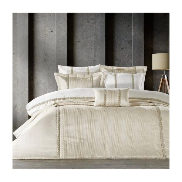 Zebra Casa Grace Yatak Seti 10 Parça Krem