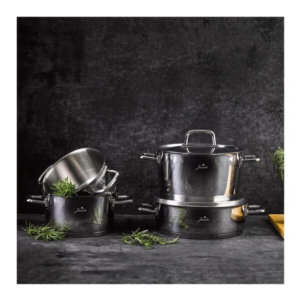 Jumbo Felıx 8 Parça Çelik Tencere Çelik