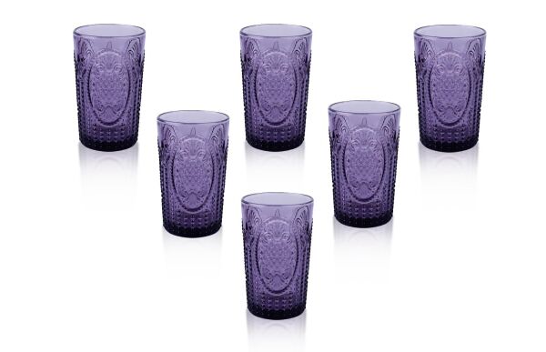 Lucky Art Clarıssa 6'lı Cam Meşrubat Seti