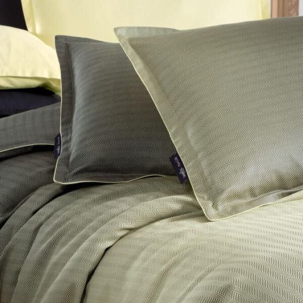 Sarev Solido Tencel Nevresim Takımı Çift Kişilik 4Yastık-Yeşil