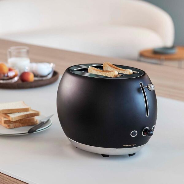 Bugatti Romeo Mat Siyah Ekmek Kızartma Makinesi