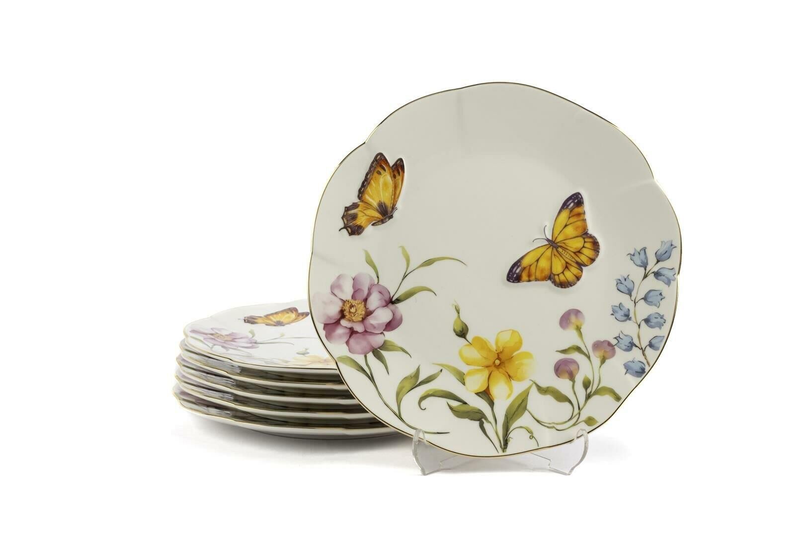 Mikasa Moor Mariposa 6 Lı Pasta Tabağı 21 Cm