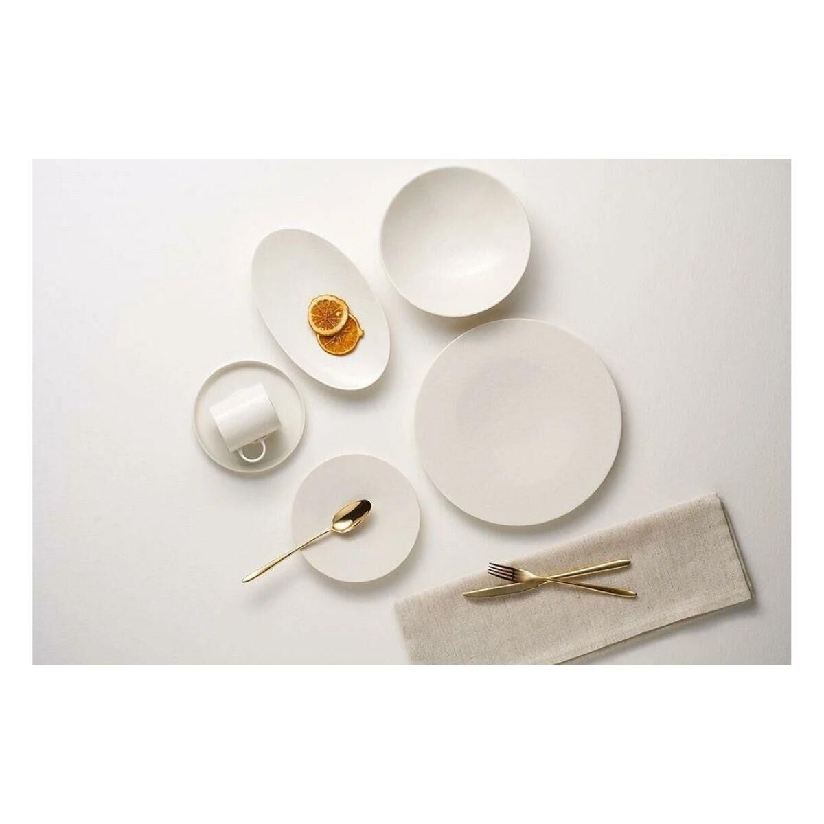 Porland Illusion Alumilite 27 Parça 6 Kişilik Yemek Takımı