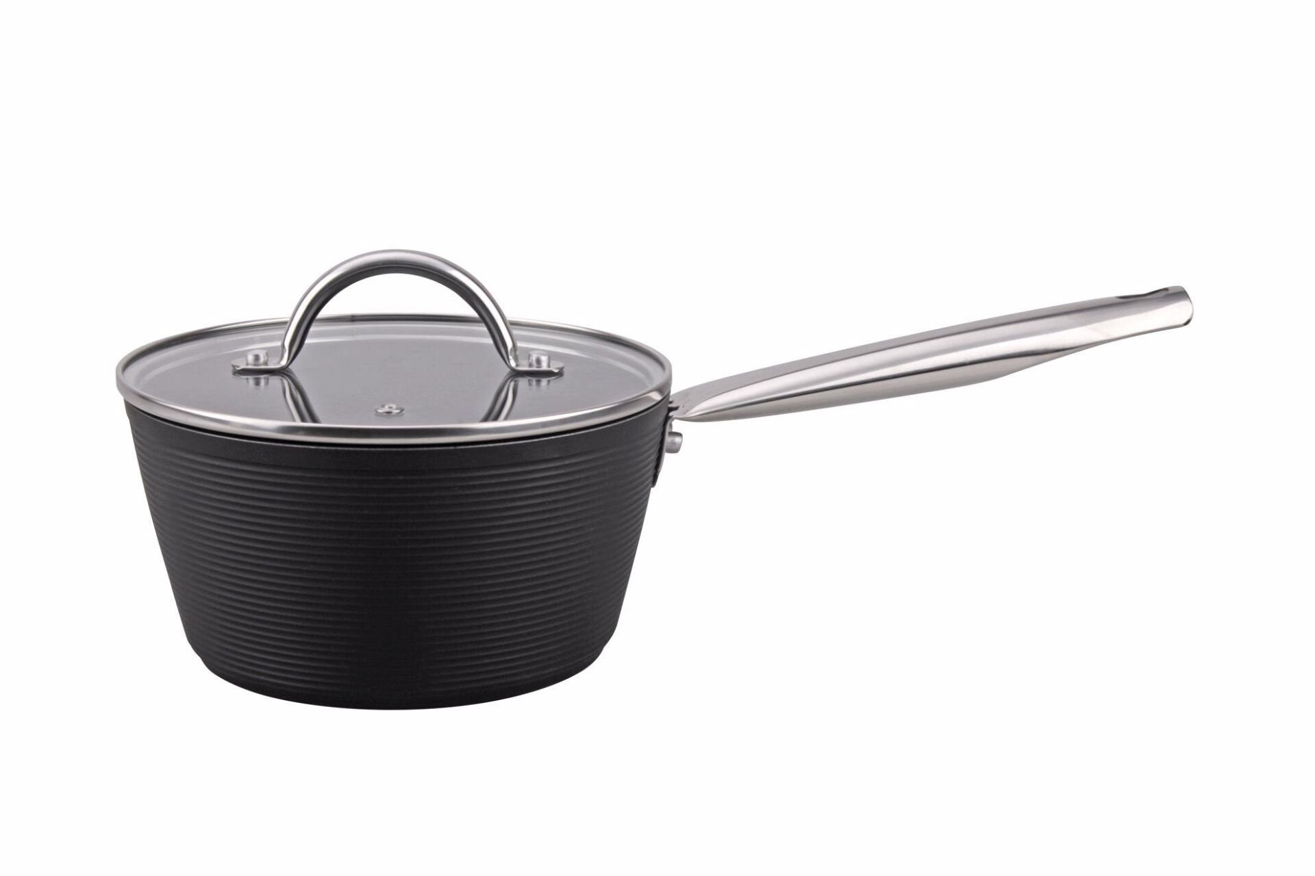 Porland Varsha Siyah Tencere Takımı 7 Parça