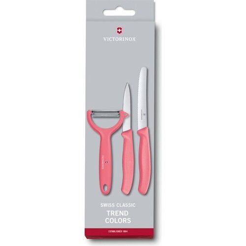 Victorinox 6.7116.33L12 Swiss Classic Gül Kurusu Soyacak ve Soyma Bıçak Seti