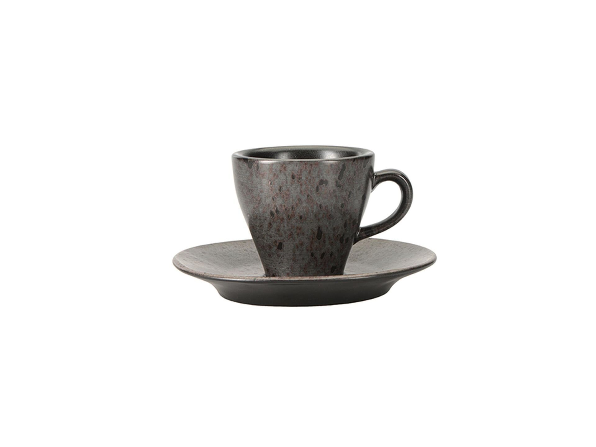 Porland Stoneware Ironstone Tabaklı Kahve Fincanı 75cc