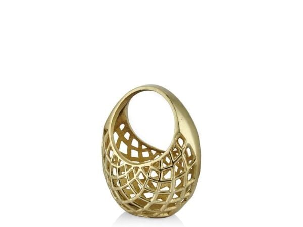 Lamedore Sepet Gold Küçük Dekor 23x17x28 Cm