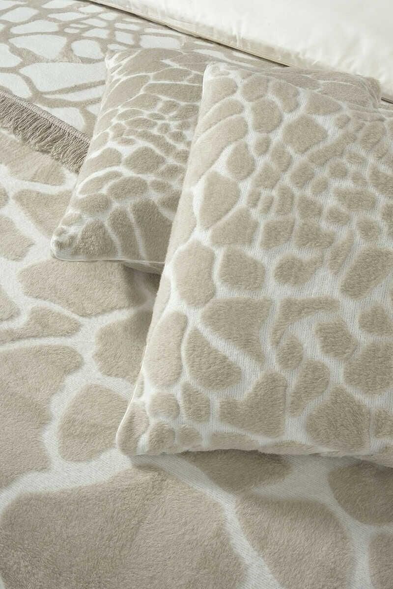 Sarev Chamel Battaniye-Yatak Örtüsü Bej Tek Kişilik