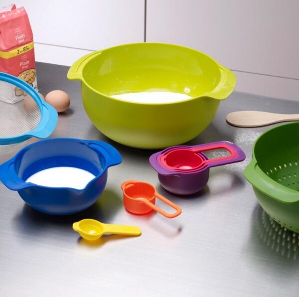 Joseph Joseph Nest 9 Plus Karıştırma Kase Seti - Çok Renkli