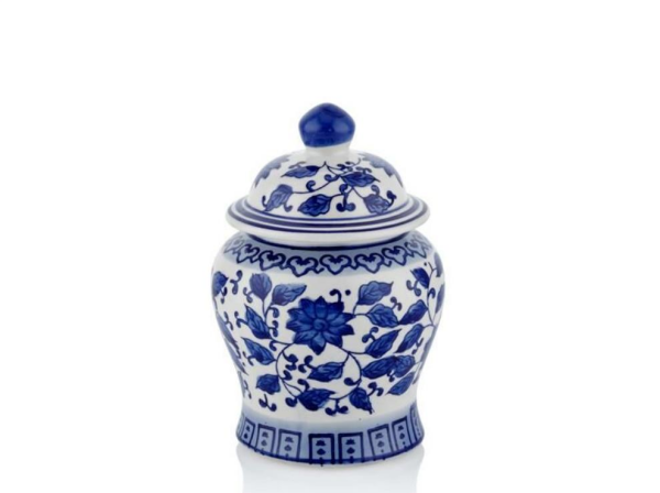 Lamedore Bleu Blanc B 11,5 x 11,5 x 17 Cm