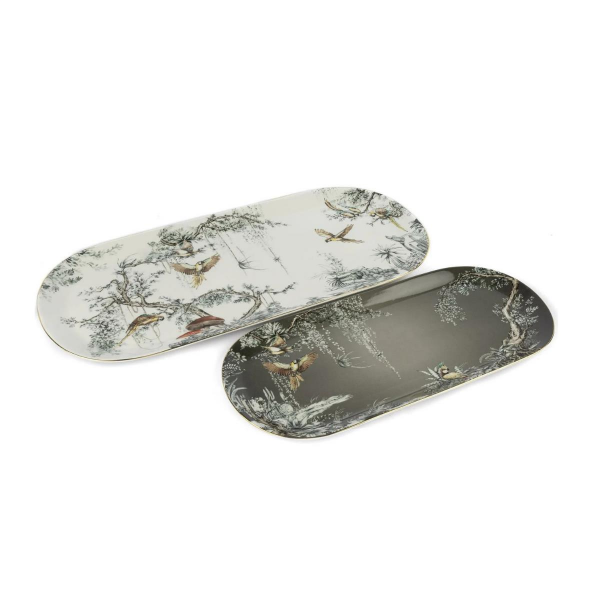 Mikasa Moor Plomo 2li Oval Servis Tabağı 42-33cm