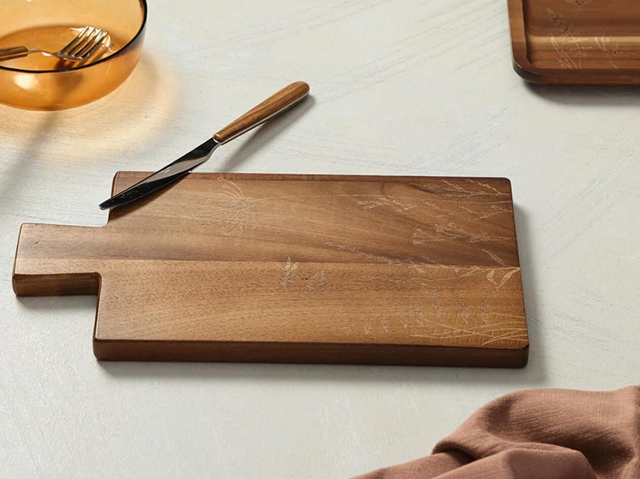 Porland Woodflower Akasya Sunum Tahtası 35 cm