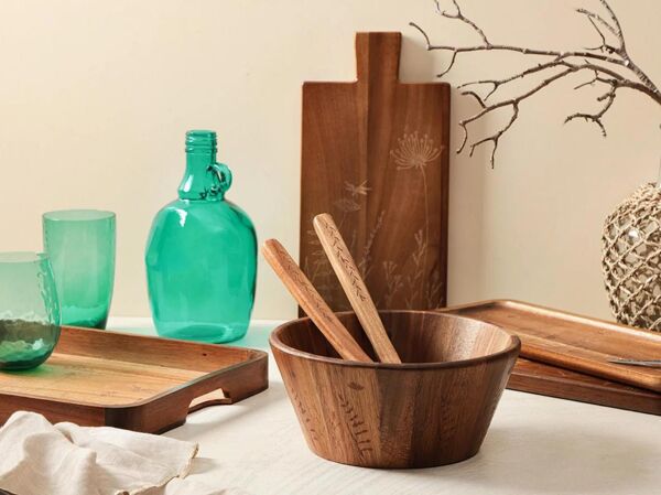 Porland Woodflower Akasya Sunum Tahtası 35 cm