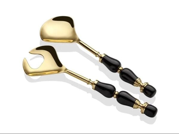 Lamedore Alabo Black Gold 2'li Salata Seti