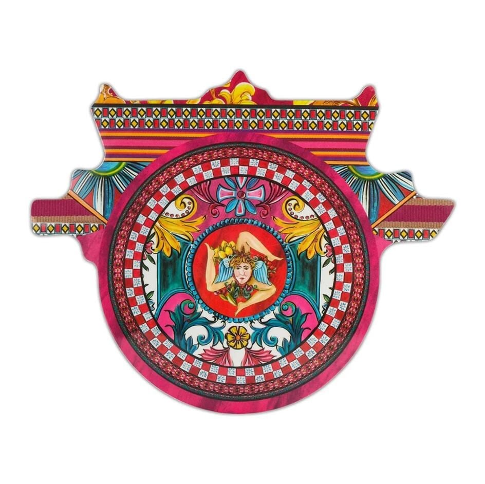 Baci Milano Joke Sicily Kesme Tahtası Melamin Fuşya