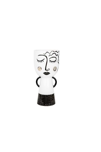 Lucky Art Kulplu Surat Saksı Buyuk
