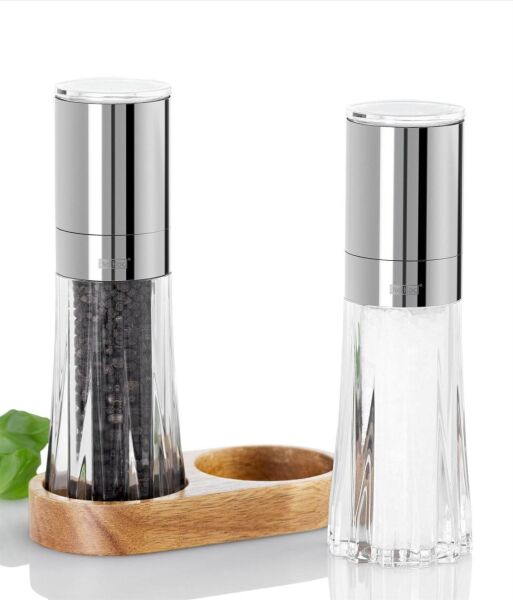 Adhoc Manage Crystal Tuz Ve Biber Değirmen Seti