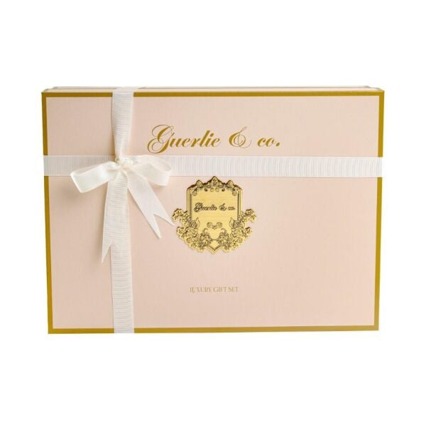 Guerlie&Co Luxury Set Krem Pembe Gül Gold
