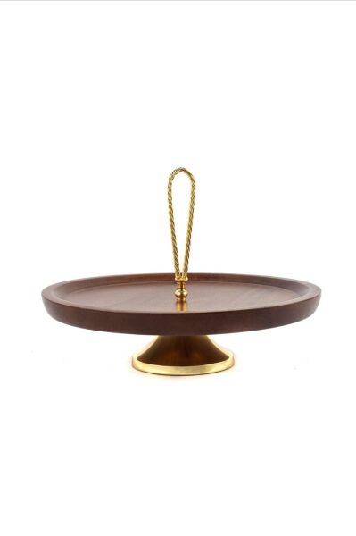 Mikasa Moor Gold Ahşap Tutacaklı Servis 33x25cm