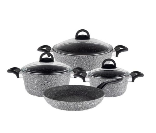 Aryıldız Napoli Granit Tencere Set 7 Parça