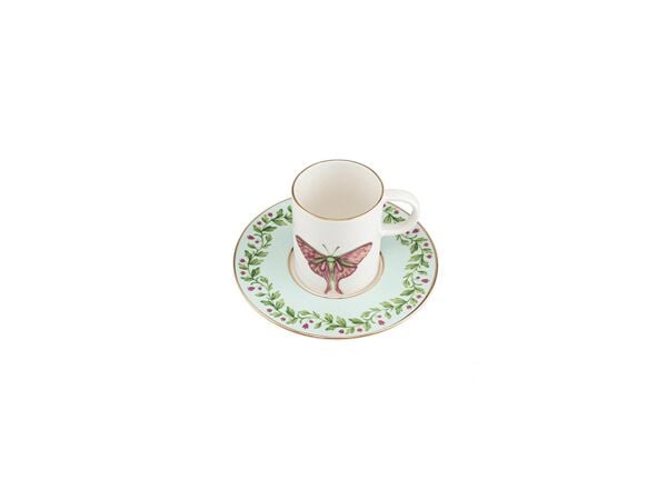 Porland Mirroring Tabaklı Kahve Fincanı 85cc