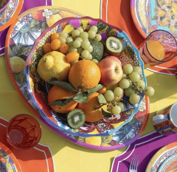 Baci Milano Ortigia Oval Salata Kasesi Melamin