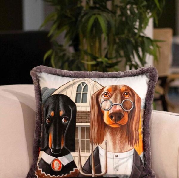 Adawall Dogs Cushion Yastık EY240 KDF