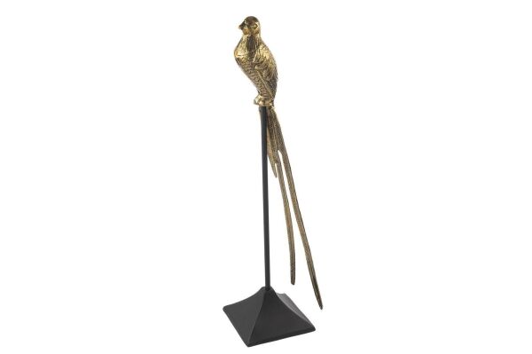 Mikasa Moor Gold Siyah Dekor Kuş Obje 15x19x64cm