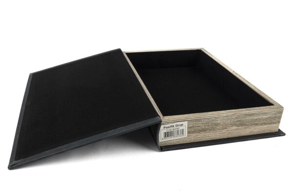 Mikasa Moor Black Kitap Kutu 30x20x5cm