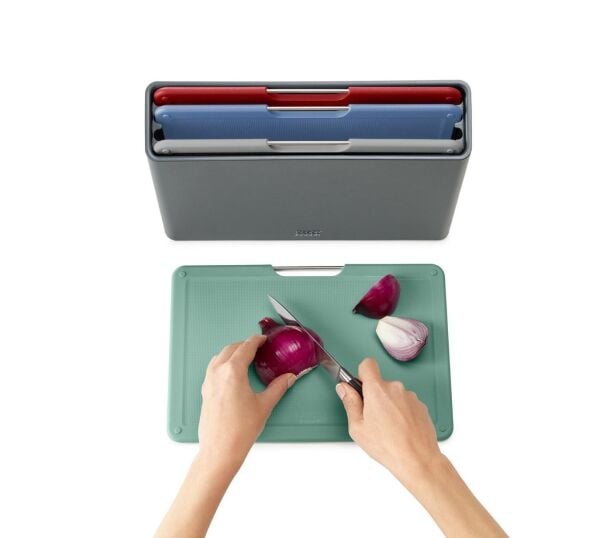 Joseph Joseph Folio Regular Kesme Tahtası Seti - Graphite