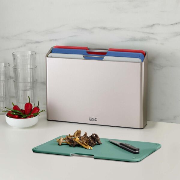 Joseph Joseph Folio Regular Kesme Tahtası Seti - Graphite