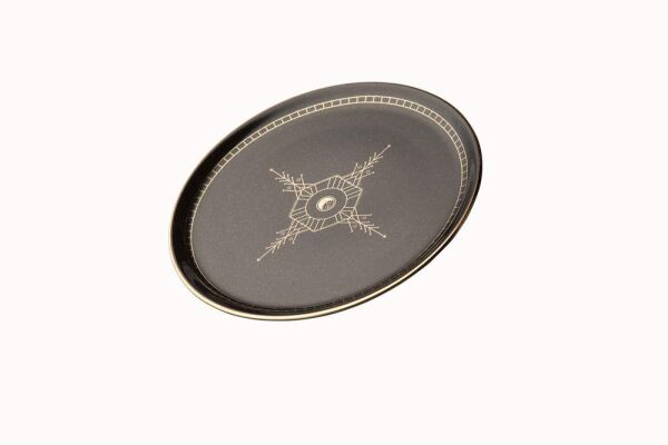 Porland Night Magic Desen1 Düz Tabak 20cm