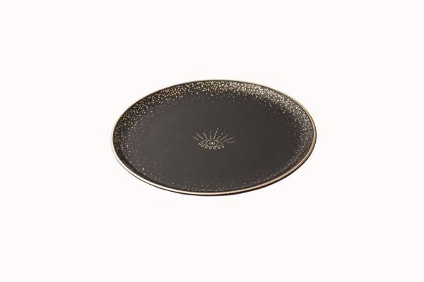 Porland Night Magic Desen2 Düz Tabak 20cm