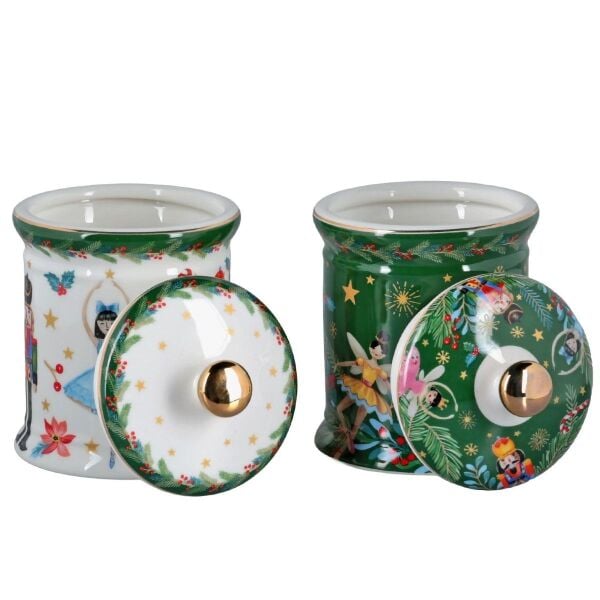 Lucky Art Jollina Bone 2Li Kavanoz Seti 14Cm