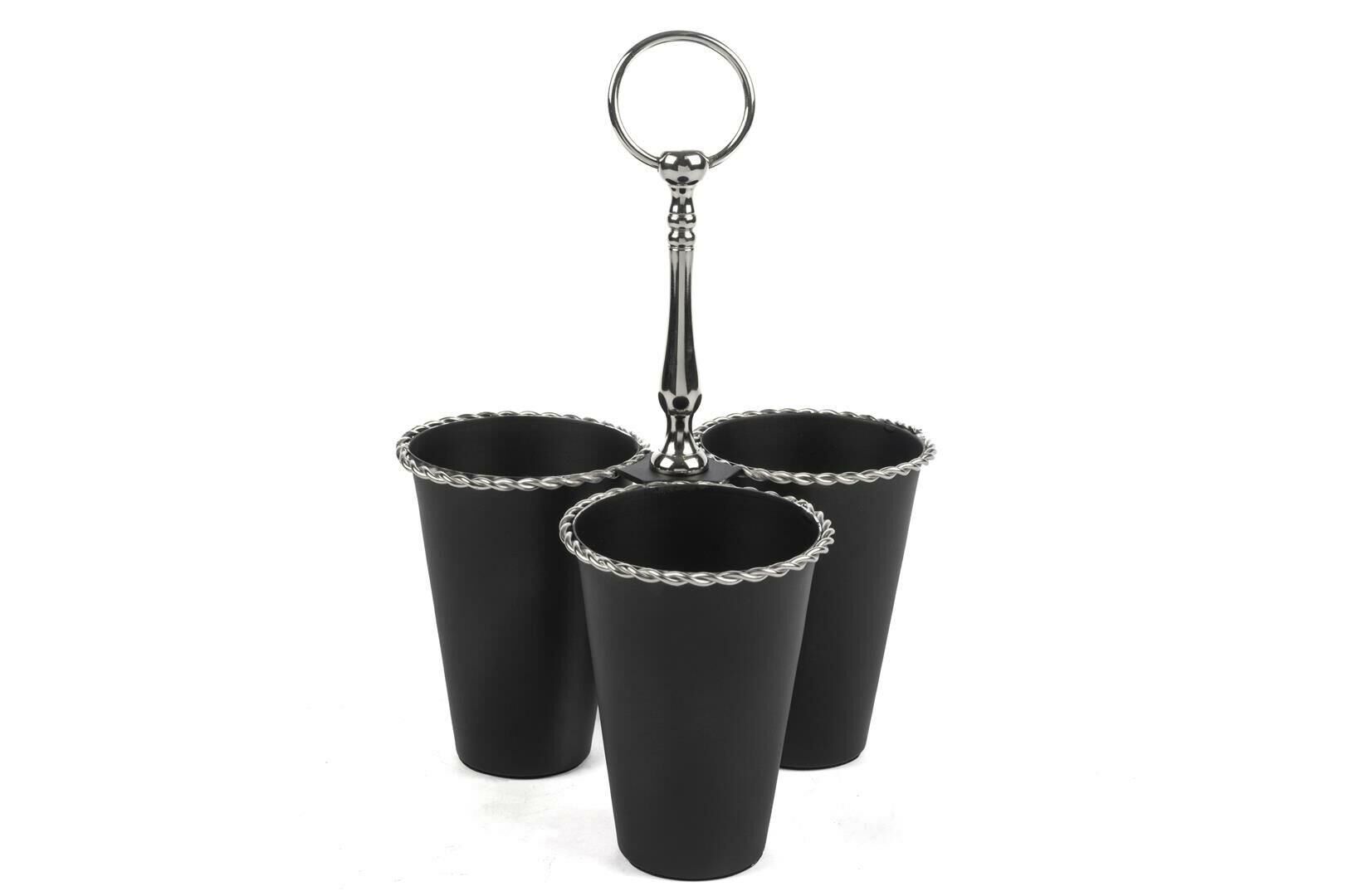 Mikasa Moor Siyah 3'Iü Kaşıklık 23x23x32 cm