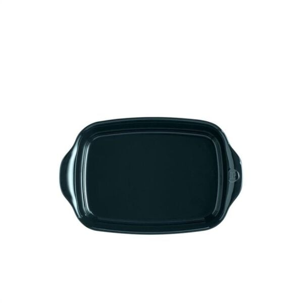 Emile Henry Fırın Kabı Dikdörtgen 30 x 19 cm Yeşil/Cedar