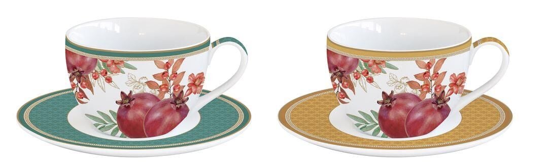 Easy Life 2'li Porselen Kahve Fincan 110 ml ve Tabağı Seti