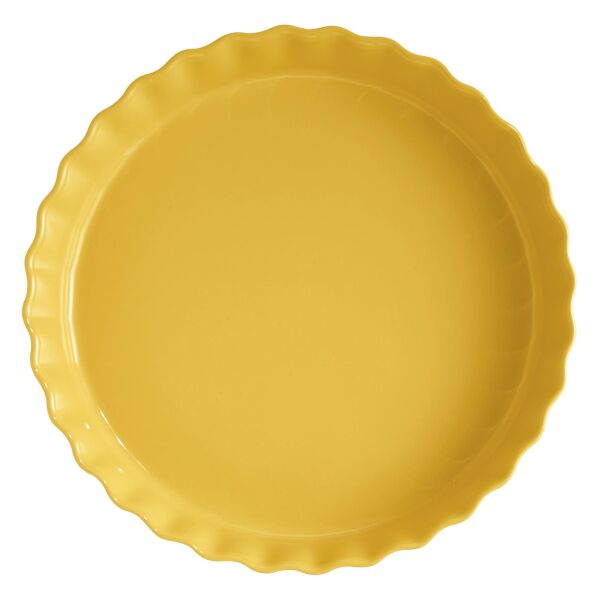 Emile Henry Tart-Börek-Flan Kabı Yuvarlak 32 cm Sarı/Provence Yellow