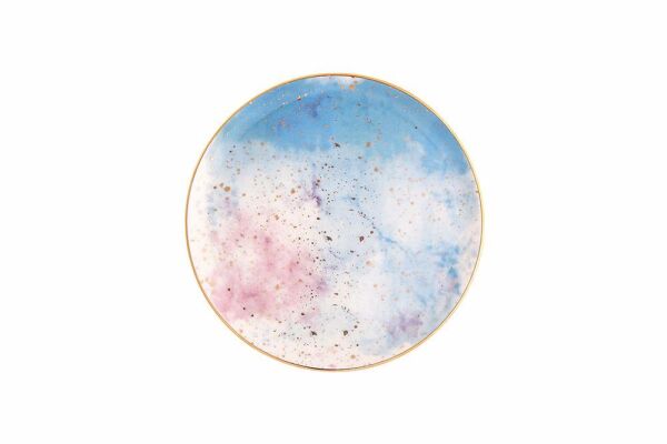 Porland Cosmos Desen5 Düz Tabak 17cm