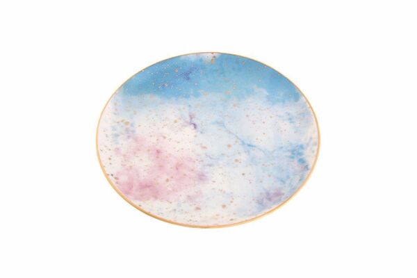 Porland Cosmos Desen5 Düz Tabak 17cm