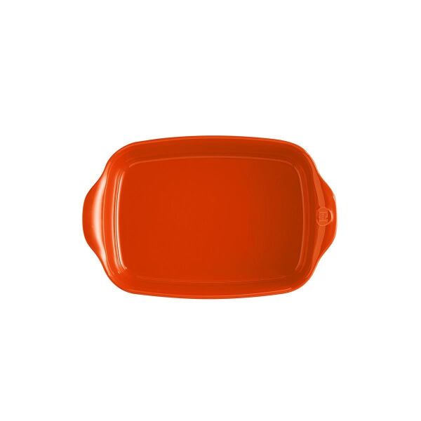 Emile Henry Fırın Kabı Dikdörtgen 30 x 19 cm Turuncu/Toscane
